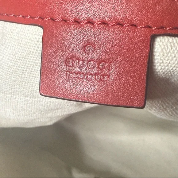 Gucci GG 2 way  leather tote bag - Picture 16 of 17